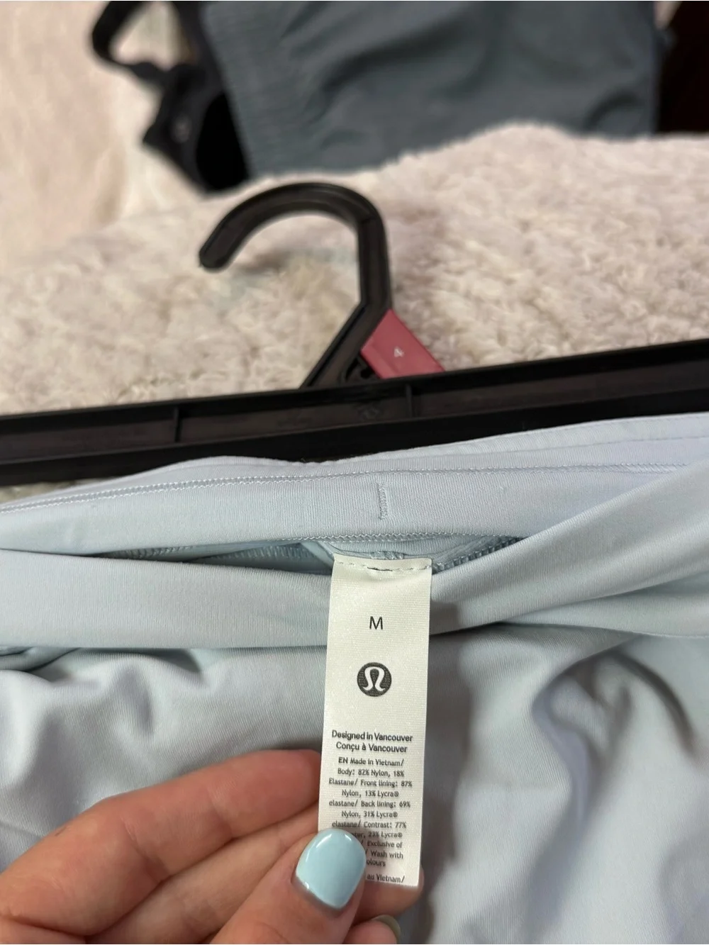 lululemon athletica light blue Athletic Skort